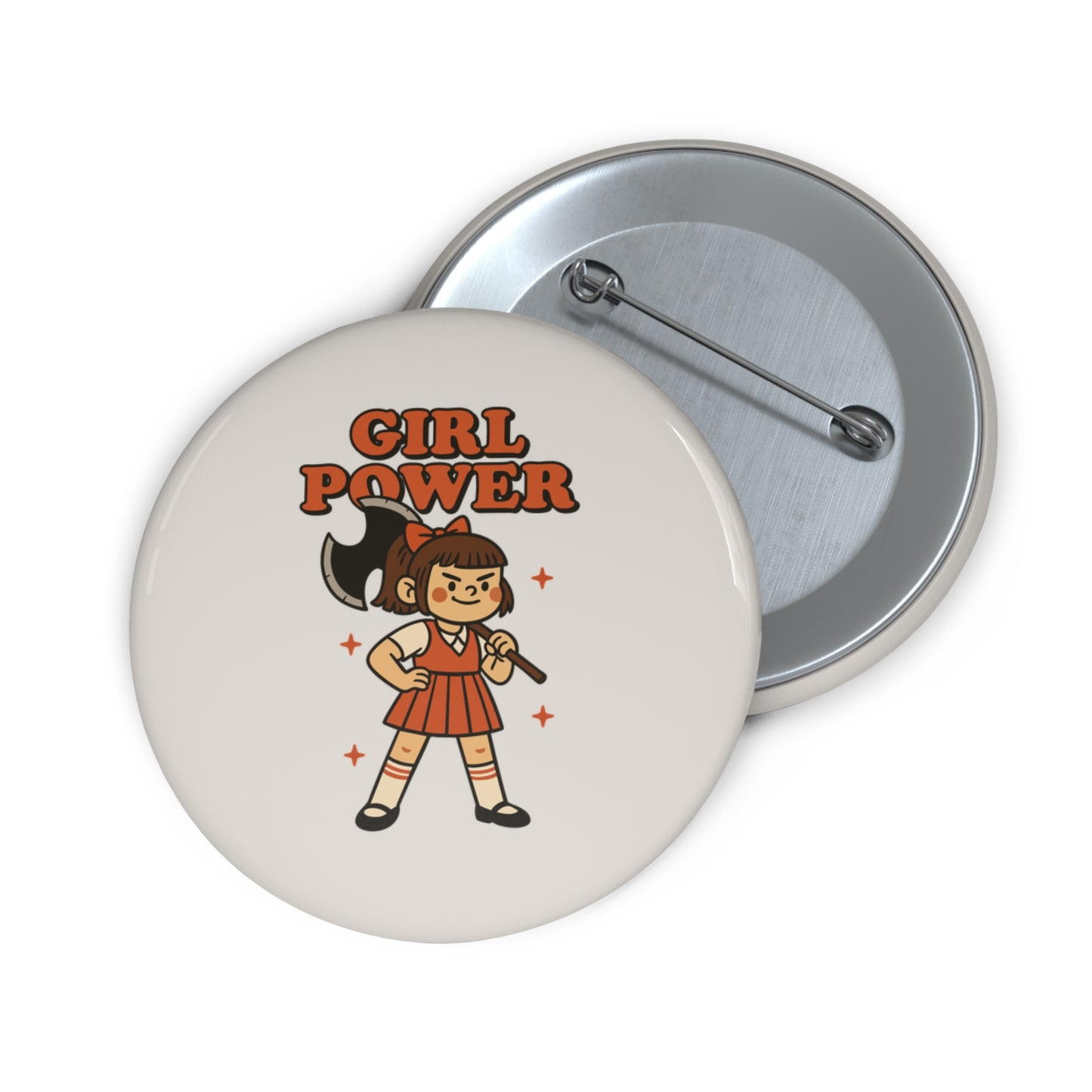 Girl Power Pin Button