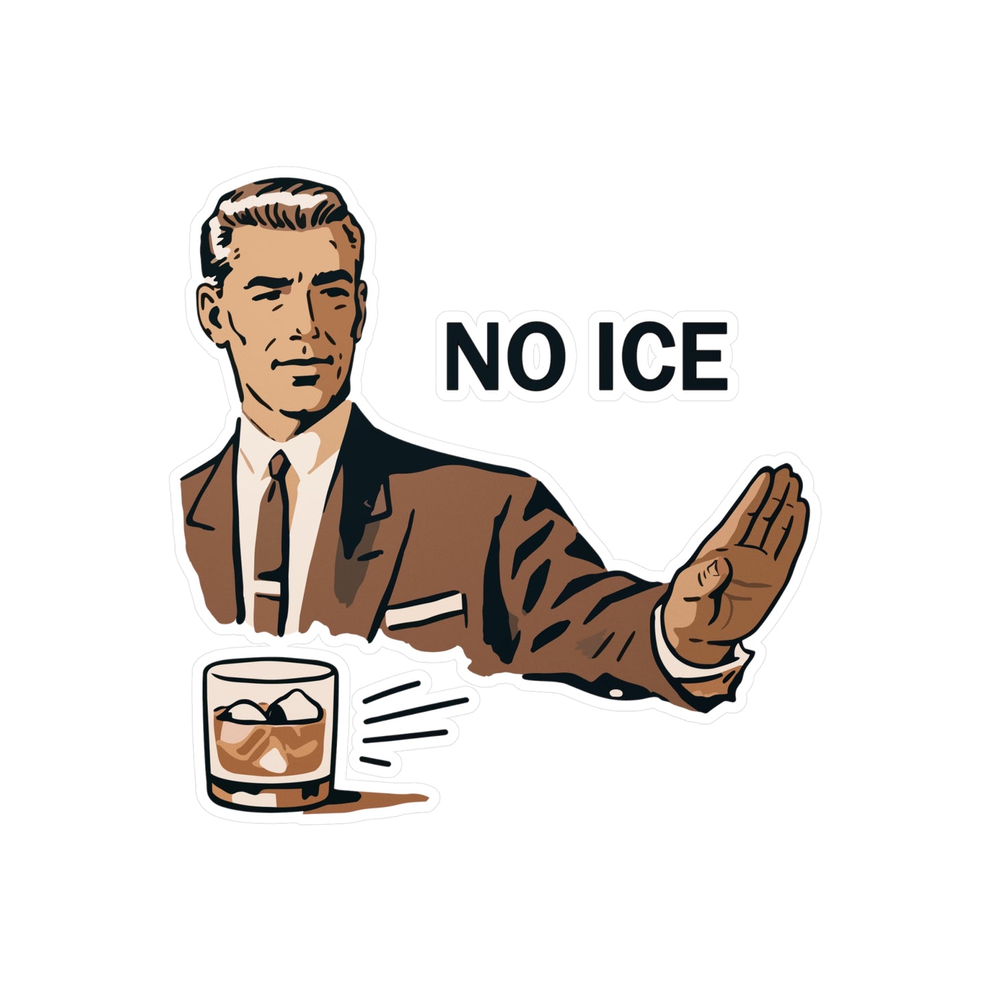 No 'ICE' Anti ICE Sticker