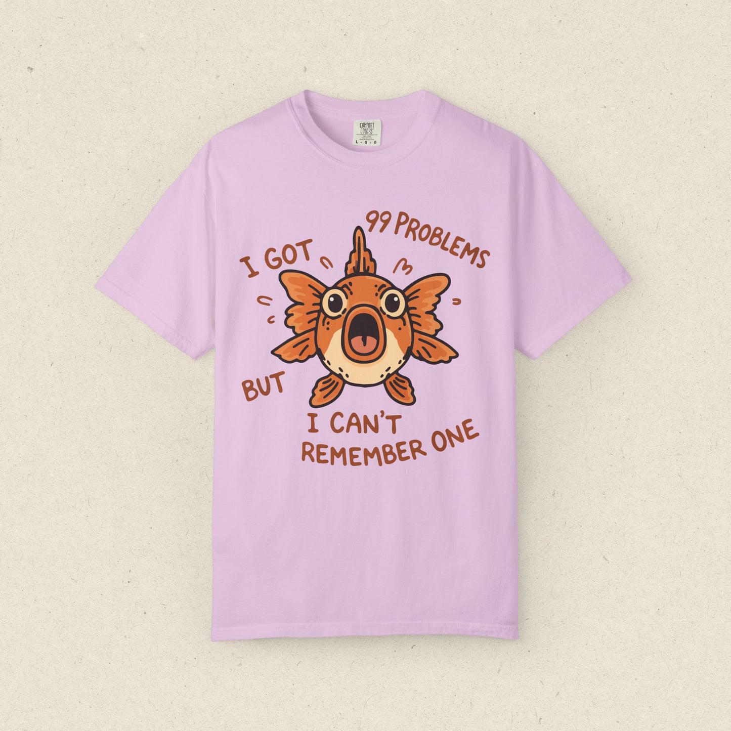 "I Got 99 Problems But I Can't Remember One" Goldfish T-shirt