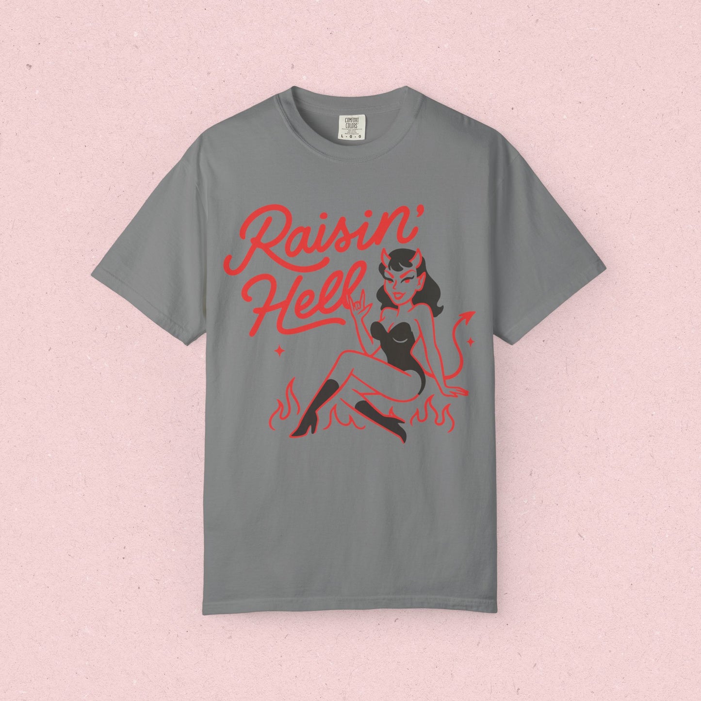 Raisin' Hell Devil Girl T-Shirt