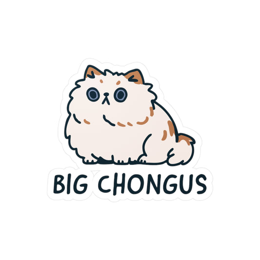Big Chongus Cat Sticker