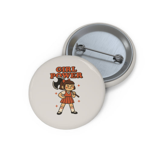 Girl Power Pin Button