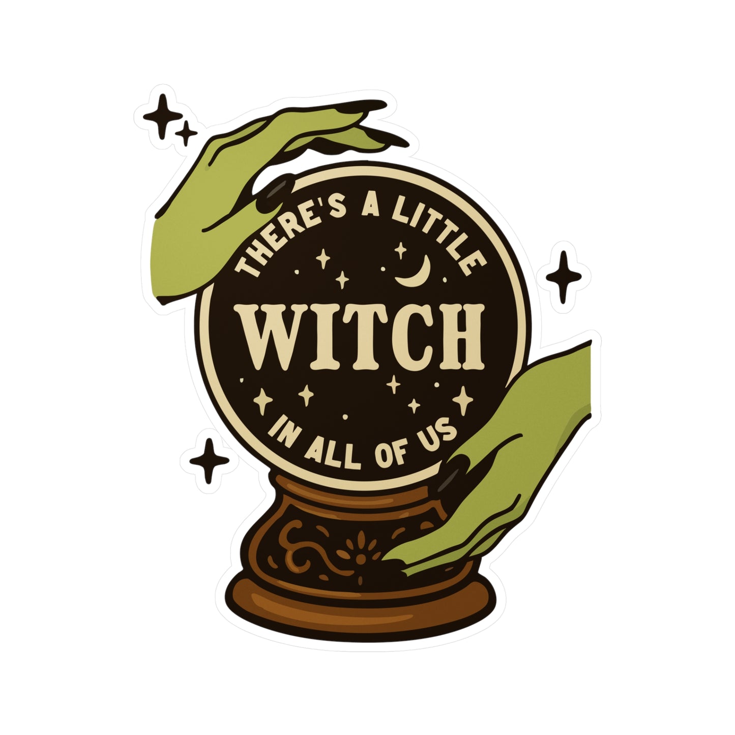 There's a Little Witch in All of Us Sticker