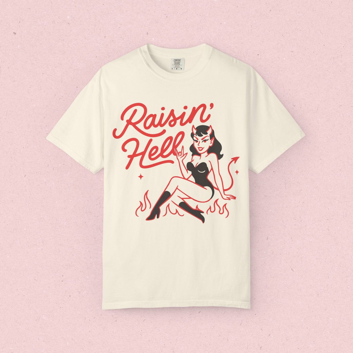 Raisin' Hell Devil Girl T-Shirt