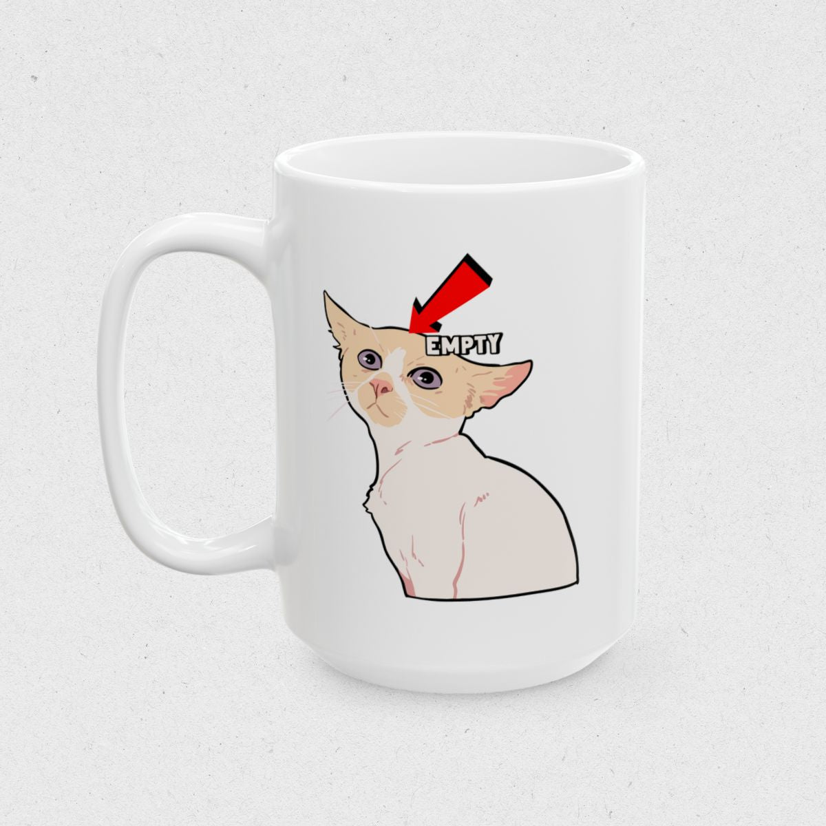 Brain Empty Meme Mug