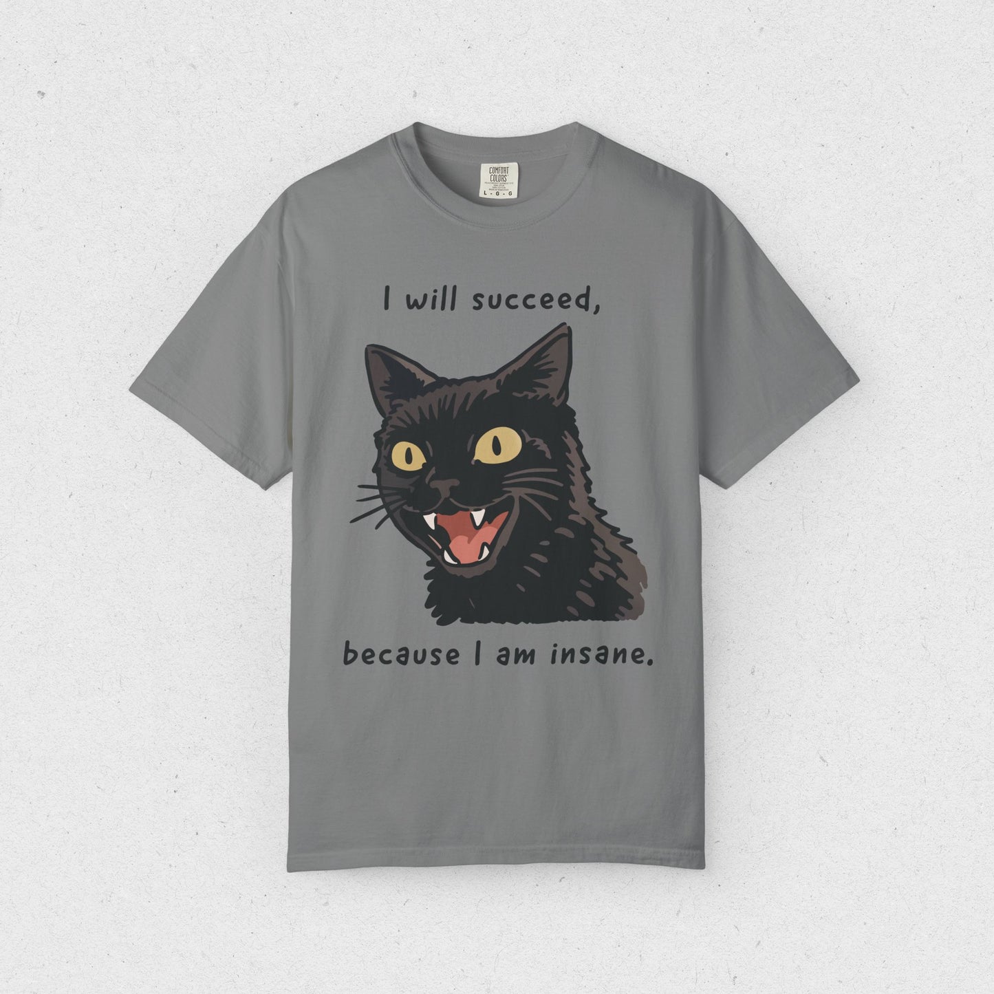 I will succeed, because I am insane. T-shirt