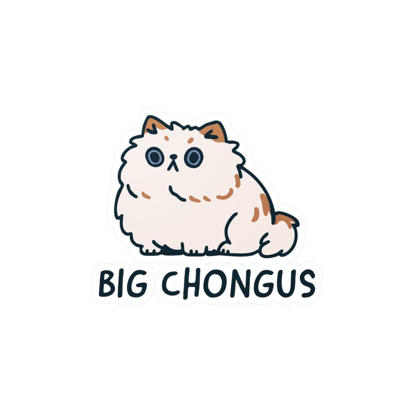 Big Chongus Cat Sticker