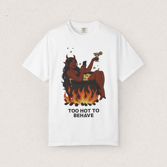 Too Hot to Behave Devil Girl T-shirt