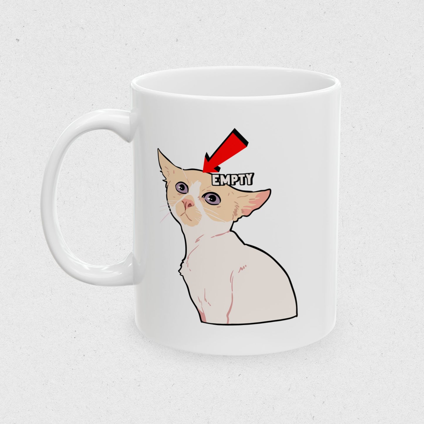 Brain Empty Meme Mug