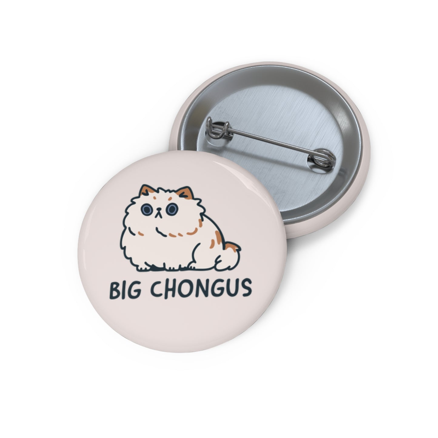Big Chongus Cat Pin Button