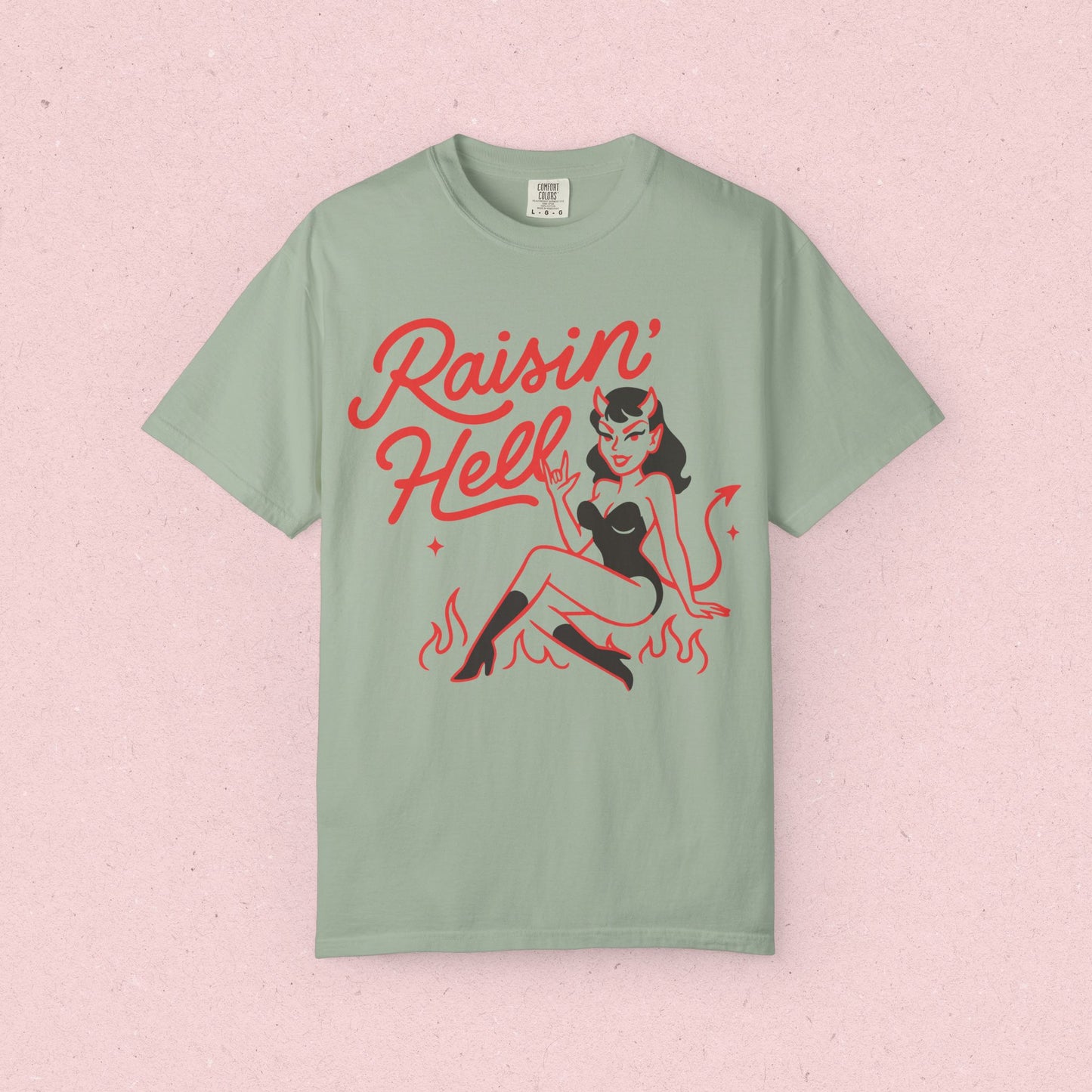 Raisin' Hell Devil Girl T-Shirt