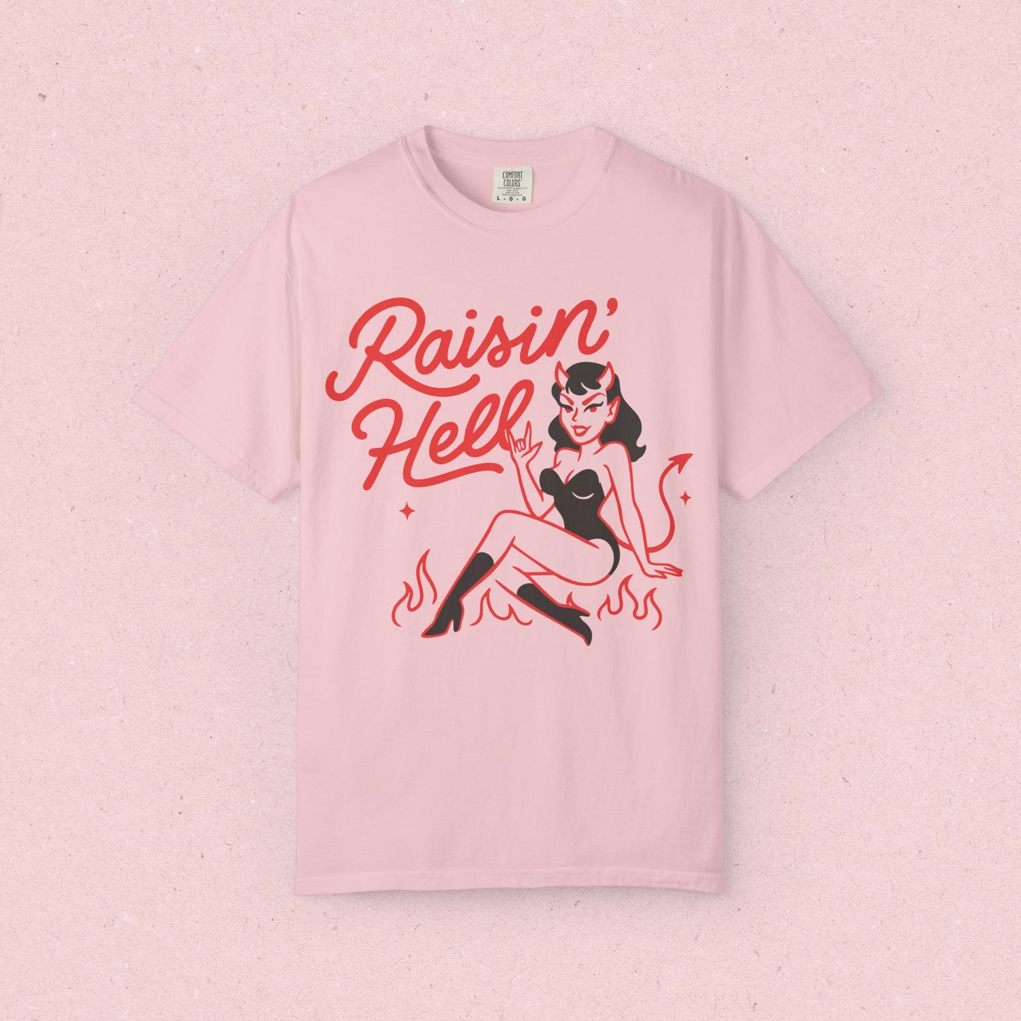 Raisin' Hell Devil Girl T-Shirt